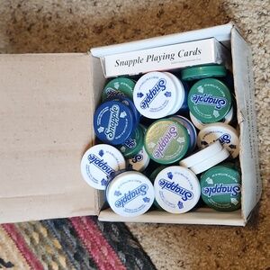 Snapple poker chips and cards